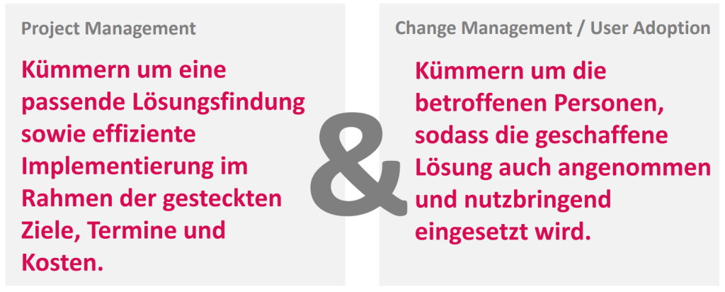Change Management bei Einführung eines Projektmanagement-Tools