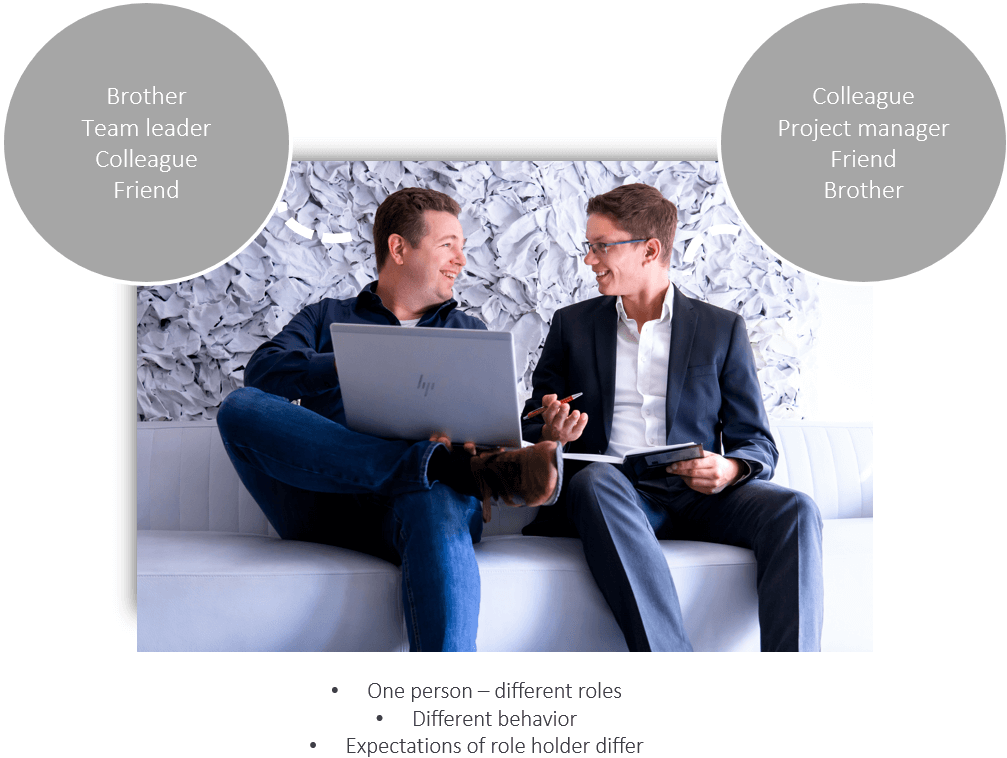 Examples of social roles in projects