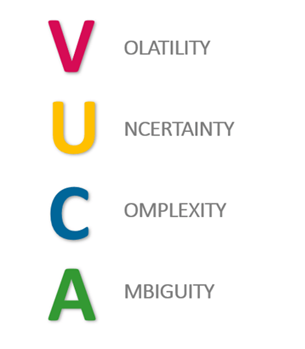 The four dimensions VUCA in project management