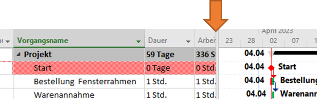 Projektpläne drucken Microsoft Project